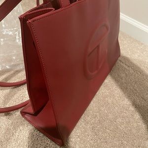 Oxblood Telfar Bag